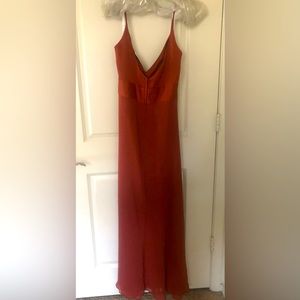 Cocktail Cinnamon Long Length Dress